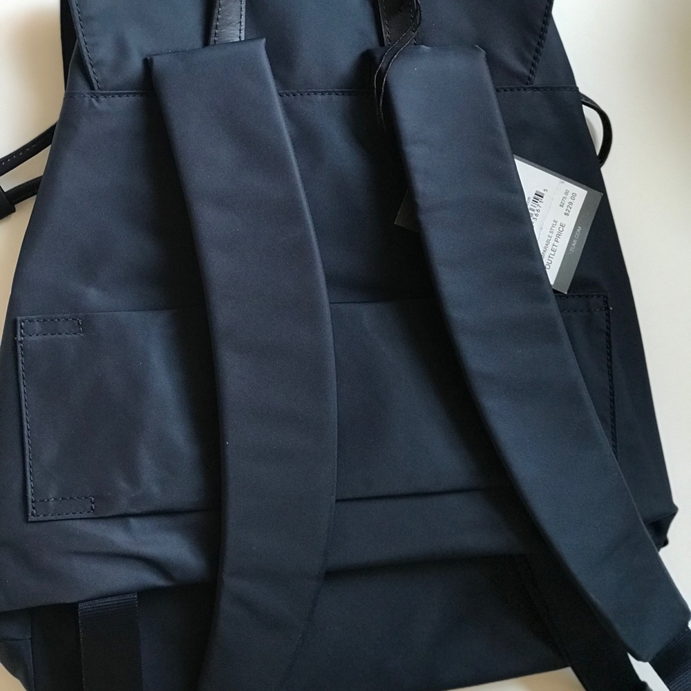NWT Tumi Irene Lightweight Nylon Drawstring Blue